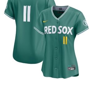 Rafael Devers Boston Red Sox Nike Woman’s 2025 Citi Connect Limited Green Jersey